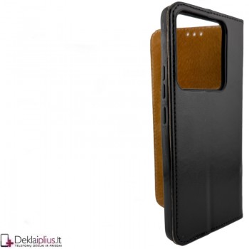 Telone grynos odos dėklas - juodas (Xiaomi 14T Pro) Telone grynos odos dėklas - juodas (Xiaomi 14T Pro)
